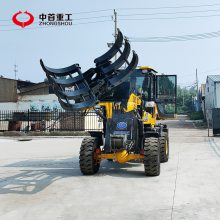 ZSZG青贮抱草夹视频可旋转抓草机码垛高度4.5米以上