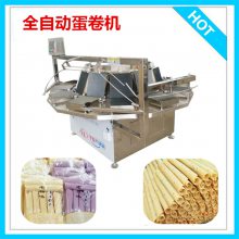 自动化蛋卷设备视频 全自动仿手工蛋卷机