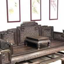 中山名琢世家紫光檀客厅仿明式古典沙发中国文化元素东非黑黄檀家具