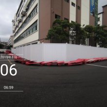 深圳市龙华区道路工地施工临时围蔽pvc围挡厂家