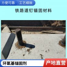 轨枕道钉锚固剂 混凝土锚固剂 螺旋道钉快速锚固 拉拔力强抗损