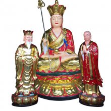 河南佛像厂加工订制地藏王菩萨佛像木雕铜塑