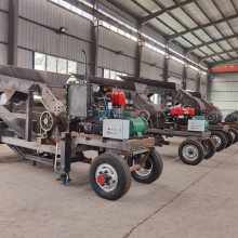 锤式小型移动破碎站 履带式移动破碎站 厂家