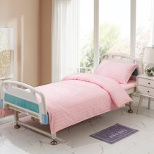 医院诊所床上用品三件套防疫隔离医护床单被罩养老院床品被褥批发