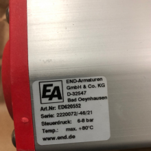 優(yōu)勢供應(yīng) END-Armaturen 球閥 ED620552