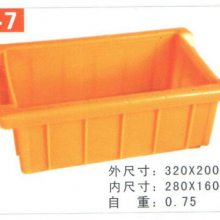 国芳G322118塑料箱 发可定制颜色印刷LOGO 包装物流箱 内部周转箱