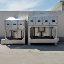 气旋混动喷淋塔 不锈钢方形气动旋流塔