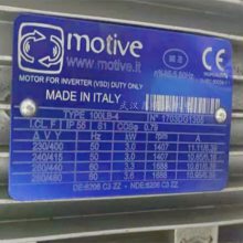 Motive 71B4 0.37kW 230/400V