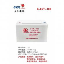 火炬动力蓄电池 6-EVFJ-100 12v100ah 高尔夫球车 船舶通讯叉车电瓶