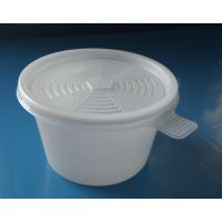 一次性塑料汤碗290ml圆形汤杯汤盒带盖小碗例汤打包盒密封套装
