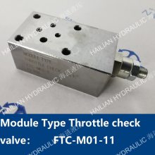 Module Type Throttle check valve FTC-M01-11ո