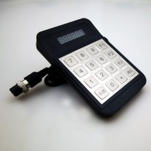 GX16-8芯航空头接口带数码管显示车载小键盘 票价输入器