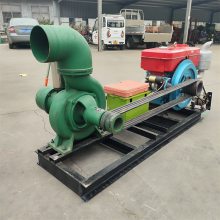 柴油小麦灌溉机 大马力鱼塘抽水机 8寸大流量抽水泵