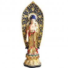 东方三圣 西方三圣 华严三圣神像 日光菩萨 观音菩萨 文殊普贤树脂玻璃钢佛像厂