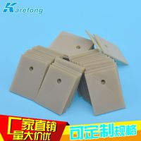 ALN氮化铝陶瓷led陶瓷基片 二三极管陶瓷散热垫片 高温导热绝缘片