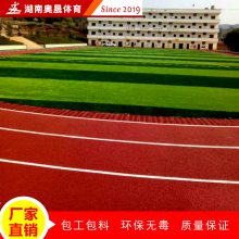 中山市南头镇PU塑胶跑道 学校操场混合型跑道施工 田径运动塑胶跑道