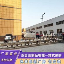 高效自动冲浆豆腐机 大型嫩豆腐机生产厂家 豆制品机械设备