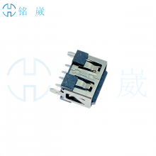 USB2.0ĸ4PʽֱDIP 8.8mm   Ƭ¶ ɫо Ƭ