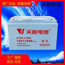 天能6EVF-100蓄电池,洗地机观光巡逻车电动叉车小火车免维护电瓶