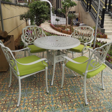 舒纳和供应户外休闲铸铝桌椅防腐防晒防潮户外庭院花园桌椅