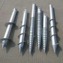 工程工地 光伏发电 基建螺旋桩 麻花桩 预埋水泥灌注桩钢管