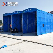 福建明溪县推拉蓬车棚汽车雨棚遮阳棚折叠伸缩式阳台户外篷移动车库折叠夜宵烧烤棚大排档帐篷雨棚活动推拉棚