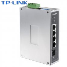 TP-LINK工业级以太网交换机1SFP+4千兆电TL-SG2105 宽温宽压供电Web网管导轨