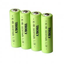 大容量 1.2v AA五号 2400mah 镍氢可充电电池 儿童玩具 智能机器人用