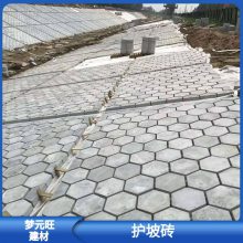 山东巨野混凝土六棱块空心连锁挡坡砖源头工厂