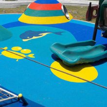 山东施工EPDM塑胶地面 幼儿园室外橡胶地垫 彩色塑胶跑道