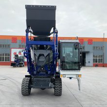自上料搅拌车 自卸式混凝土搅拌机参数自动上料水泥罐车