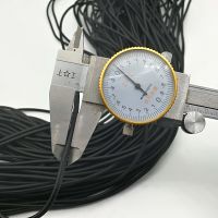 优质国产松紧绳弹力带1-10mm圆松紧环保可打头黑白色现货