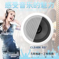 莜迪声定压吸顶喇叭天花吊顶音箱公共广播背景音乐店铺音响6.5寸