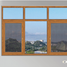 长沙铝合金门窗***代理定制铝门窗德技双品80系列非断桥窗纱一体门窗