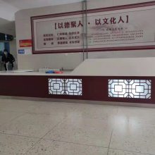 安徽芜湖人民医院大厅总服务台 T6护士站 壁柜更衣柜系列 医护家具整体解决方案供应商