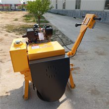 手扶压路机 小区建设排水沟压实小型压路机 压土机图片
