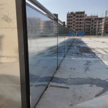 C款钢结构围挡 道路施工小草色围挡 可重复使用