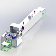 灌胶机一灌一抽流水线真空脱泡线遂道炉流水线3倍速流水线