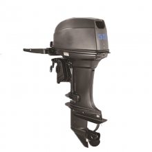 防汛铝合金冲锋舟 机船外机推进器马达2冲程55马力