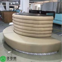 新中式现代简约实木沙发定制批发 ******双卡沙发定做 茶餐厅卡沙发 多多乐家具