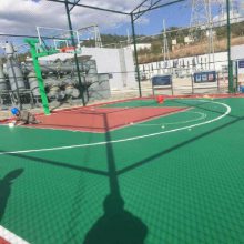 鑫威体育 塑胶篮球场硅pu 室内塑胶篮球场地坪漆 篮球场施工 策划整体施工方案