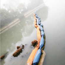 海上救援WYL-100充气式围油栏水面危险物质隔离栏抗化学腐蚀