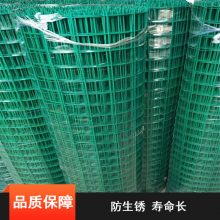 荷兰网果园圈地养殖防护 电焊包塑浸塑绿色隔离铁丝网