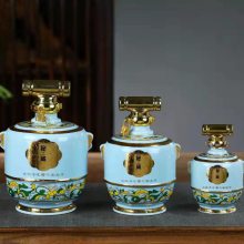 景德镇陶瓷酒瓶 带礼盒家用1斤3斤5斤 装秘藏白酒坛子复古风小酒罐