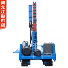 全液压履带式三重管高压旋喷桩钻机 自带夹持器