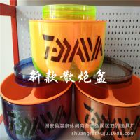 厂家直销全磁透明散炮盆 竞技黑坑散炮盆 开饵盆钓椅钓箱用拉饵盘
