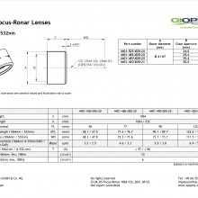 linos۽Focus-Ronar Lenses 1064+532nmF58mm