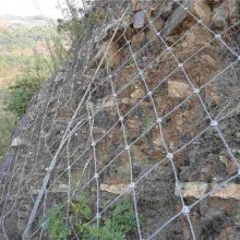 诺拓 主动式山体护坡拦截网 岩层加固钢丝绳网安装