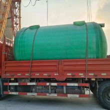玻璃钢整体式化粪池 地埋一体隔油池 3立方 结构稳固 恒文生产厂家