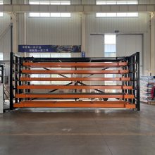 仓储金属板重型货架工厂多层手摇式钢板铝板抽屉式钣金存储收纳